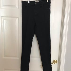 Madewell Skinny 10 inchBlack Jean - size 30
